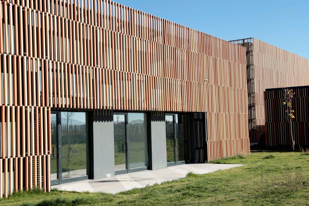 Cladding timber exterior wall plywood finish